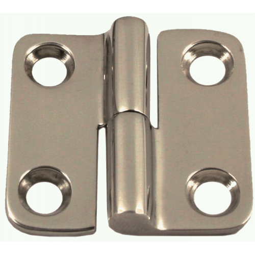 Two-part hinge, right or left