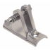 Deck hinge with concave base, 90°, removable pin