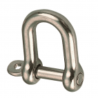 D-shackle with captive pin