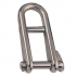 Straight quick shackle with clip 