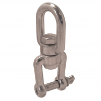 Jaw and jaw swivel shackle