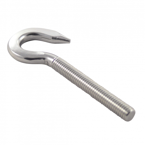 Hook screw with left-hand thread