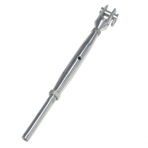 Turnbuckle fork-terminal, milled forkhead