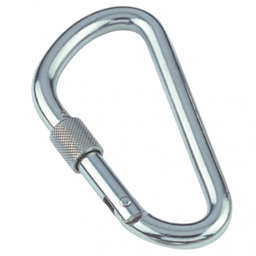 Spring hook with lock nut