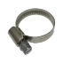 Ratcheting clamps with cogwheel form A